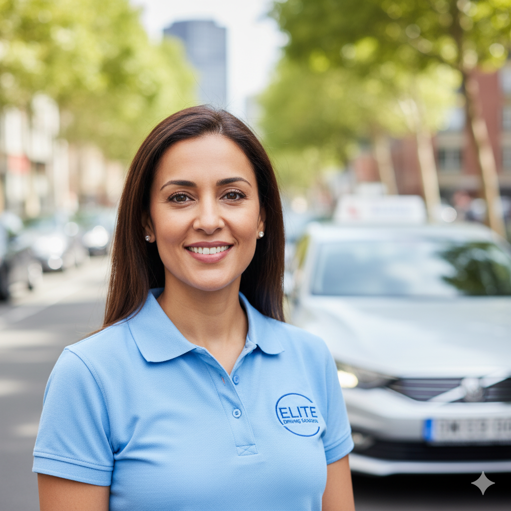 A friendly driving instructor